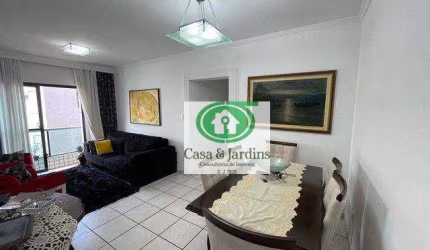 Apartamento com 3 dormitórios à venda, 120 m² por R$ 690.000,00 - Campo Grande - Santos/SP