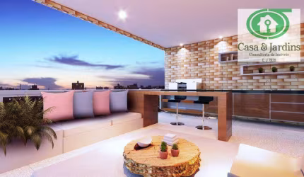 Apartamento com 3 dormitórios à venda, 103 m² por R$ 1.124.843,00 - Vila Alzira - Guarujá/SP