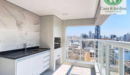 Apartamento com 2 dormitórios à venda, 82 m² por R$ 879.000,00 - Aparecida - Santos/SP