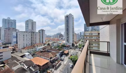 Apartamento com 2 dormitórios à venda, 128 m² por R$ 1.650.000,00 - Embaré - Santos/SP