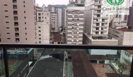 Apartamento 3 dormitórios (107 m² área útil),  3º Qto Opcional - 2 garagem, Pompeia  - Santos/SP