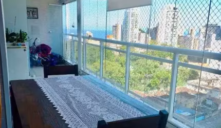 Maravilhoso apartamento com vista para o mar andar alto ,com varanda gourmet.no Marape proximo do Jose menino e Pompeia.