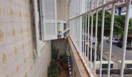 Apartamento 2 dormitorios + WC empregada - Boqueirão - Santos