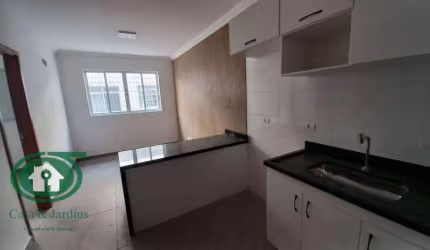Apartamento 1 dormitorio,  novo, sem uso, localizado à 100 metros da Av. Afonso Pena em Santos/SP,