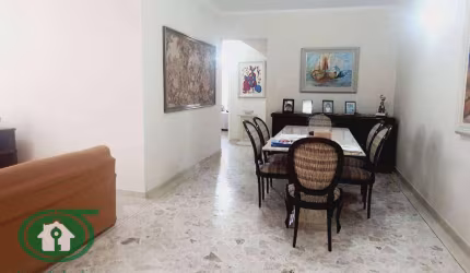Amplo apartamento 3 dormitórios (suíte) + Dep. Empregada, 2 vagas garagens, no canal 2, px. praias Pompeia e Gonzaga.- Santos/SP