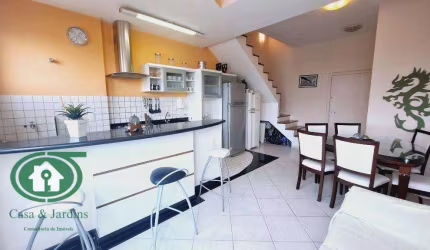 Apartamento Duplex 2 dormitórios para alugar, 80 m²  - Gonzaga - Santos/SP