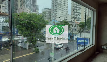Sala para alugar, 110 m² por R$ 5.400,00/mês - Gonzaga - Santos/SP