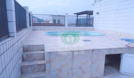 Cobertura Duplex c/piscina - Só R$ 900 Mil - Santos - CO0048.