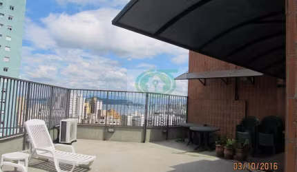 Cobertura 4 dormitórios - 530 m²  no canal 6, px. a praia - Aparecida - Santos/SP