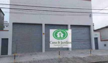 Galpão para alugar, 745 m² por R$ 28.227,00/mês - Parque São Vicente - São Vicente/SP