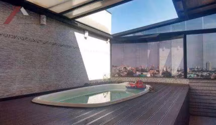 Cobertura com 2 dormitórios à venda, 128 m² por R$ 650.000,00 - Vila Tibiriçá - Santo André/SP