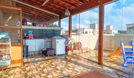 Apartamento Duplex com 3 dormitórios à venda, 120 m² por R$ 445.000,00 - Parque São Vicente - Mauá/SP