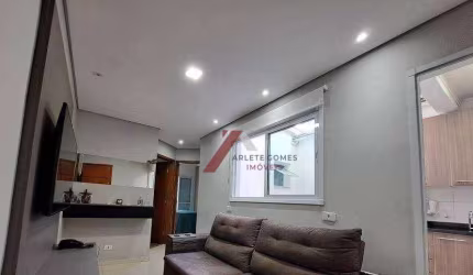 Apartamento com 2 dormitórios à venda, 51 m² por R$ 328.000,00 - Vila Scarpelli - Santo André/SP