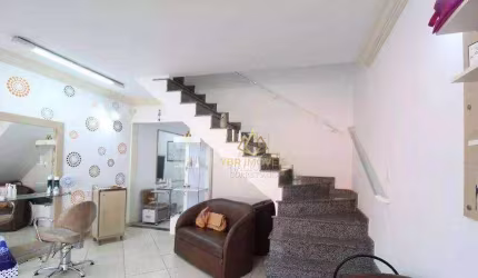 Sobrado com 3 dormitórios para alugar, 137 m² por R$ 7.080,00/mês - Jardim - Santo André/SP
