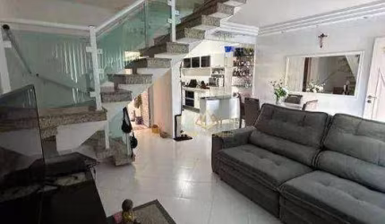 Sobrado com 3 dormitórios à venda, 131 m² por R$ 750.000,00 - Jardim Bela Vista - Santo André/SP