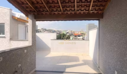 Cobertura com 2 dormitórios à venda, 102 m² por R$ 470.000,00 - Vila Pires - Santo André/SP