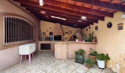 Sobrado com 3 dormitórios à venda, 180 m² por R$ 689.000,00 - Vila Valparaíso - Santo André/SP