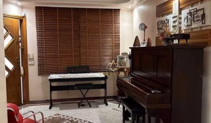Casa com 3 dormitórios à venda, 195 m² por R$ 1.250.000 - Vila Camilópolis - Santo André/SP