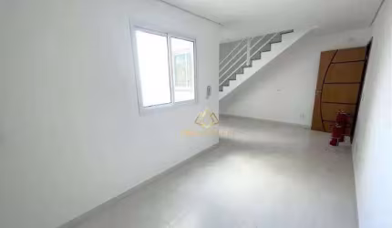 Cobertura com 2 dormitórios à venda, 88 m² por R$ 395.000 - Vila Scarpelli - Santo André/SP
