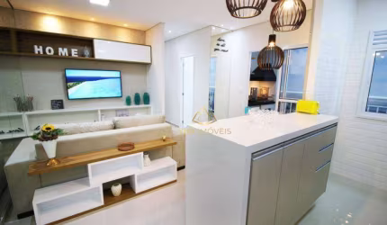 Apartamento com 2 dormitórios à venda, 54 m² por R$ 441.855 - Utinga - Santo André/SP