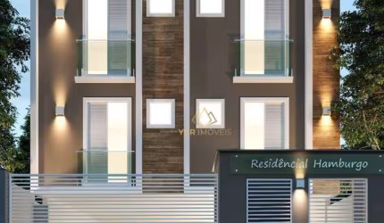 Apartamento com 2 dormitórios à venda, 46 m² por R$ 282.000,00 - Vila Guarani - Santo André/SP