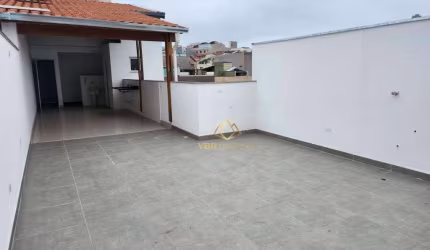 Cobertura com 3 dormitórios à venda, 136 m² por R$ 695.000 - Vila Valparaíso - Santo André/SP