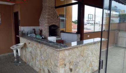Cobertura com 3 dormitórios à venda, 114 m² por R$ 850.000,00 - Utinga - Santo André/SP