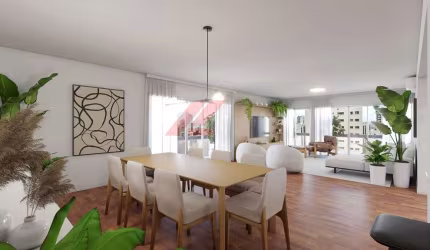 Luxuoso apartamento à venda em Santa Cecília, São Paulo-SP, com 3 quartos, 3 suítes, 1 sala, 5 banheiros, 2 vagas e 198m² de área.