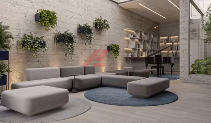 Apartamento à venda em Indianópolis, São Paulo-SP: 2 quartos, 1 suíte, 1 sala, 2 banheiros, 48,00 m² de área.