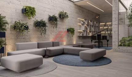 Apartamento à venda em Indianópolis, São Paulo-SP: 2 quartos, 1 suíte, 1 sala, 2 banheiros, 48m² de área.