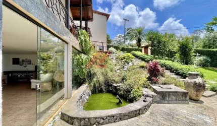 Casa de luxo em condomínio à venda em Embu das Artes-SP, Jardim Indaiá: 4 quartos, 2 suítes, 5 banheiros, 3 vagas, 445,45m².