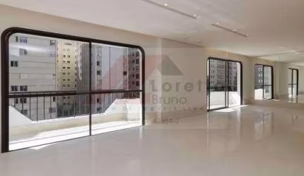 Apartamento de 293m² no Jardim Paulista, com 3 dormitórios, sendo duas suítes, living amplo com janeloões que trazem luminosidade ao ambiente, varanda, 3 vagas.