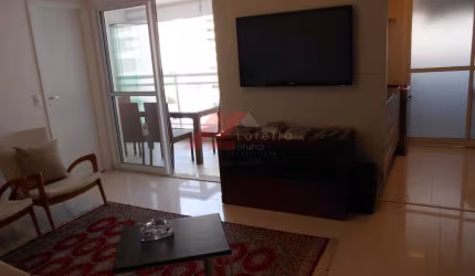 Apartamento de Alto Padrão para Locação na Cidade Monções, São Paulo-SP: 1 Quarto, 1 Suíte, 1 Sala, 2 Banheiros, 1 Vaga de Garagem, 53m².