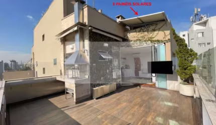 Excelente oportunidade: Cobertura de 3 quartos à venda no Campo Belo, São Paulo-SP, com 121m² e 2 vagas de garagem!
