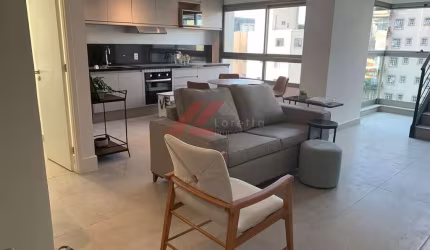 Locação de Cobertura de Luxo no Jardim Paulista, São Paulo-SP: 1 quarto, 1 suíte, 1 sala, 2 banheiros, 2 vagas, 85m².
