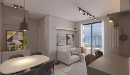 Apartamento com 2 quartos à venda na Rua Pascoal Simone, --, Coqueiros, Florianópolis por R$ 879.425