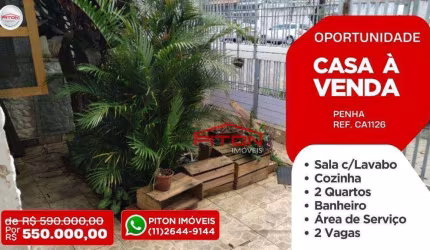 Casa Térrea - Penha - São Paulo/SP