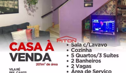 Casas - Vila Ré - São Paulo/SP