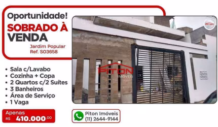 Sobrado - Jardim Popular - SP.