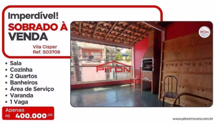 Sobrado Frontal - Vila Cisper - São Paulo/SP