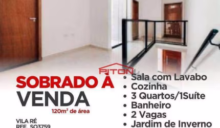 Sobrados Frontal  - Vila Ré - SP.