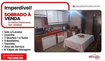 Sobrado - Ermelino Matarazzo - São Paulo/SP