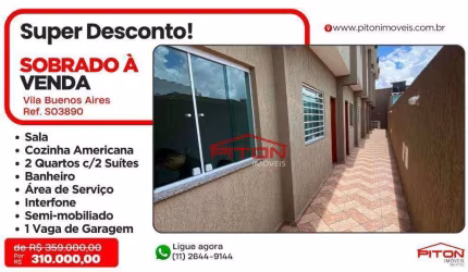 Sobrado - Vila Buenos Aires - São Paulo/SP
