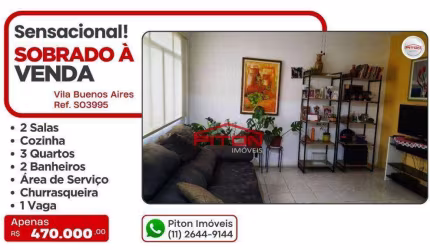 Sobrado - Vila Buenos Aires - São Paulo/SP