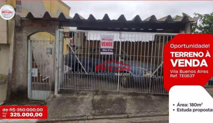 Terreno - Vila Buenos Aires - São Paulo/SP