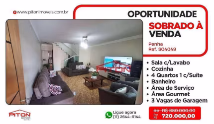 Sobrado Frontal - Penha - São Paulo/SP