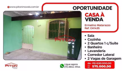 Casa - Ermelino Matarazzo - São Paulo/SP