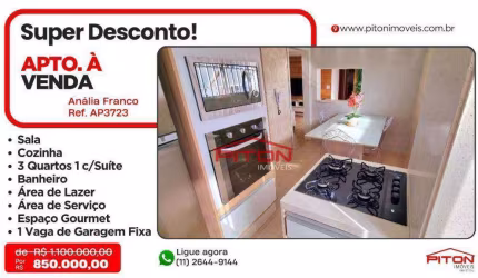 Apartamento - Anália Franco - São Paulo/SP