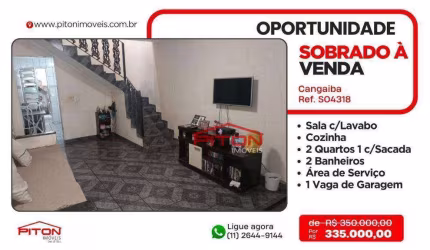 Sobrado - Cangaíba - São Paulo/SP