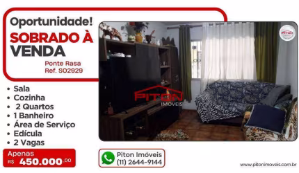 Sobrado - Ponte Rasa - São Paulo/SP